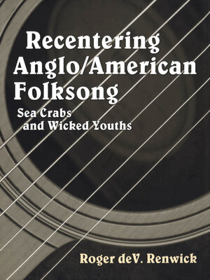 cover image of Recentering Anglo/American Folksong